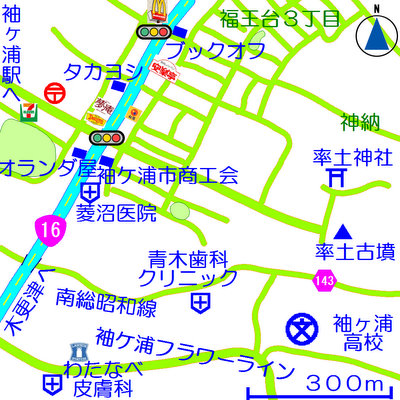 卒土神社マップ